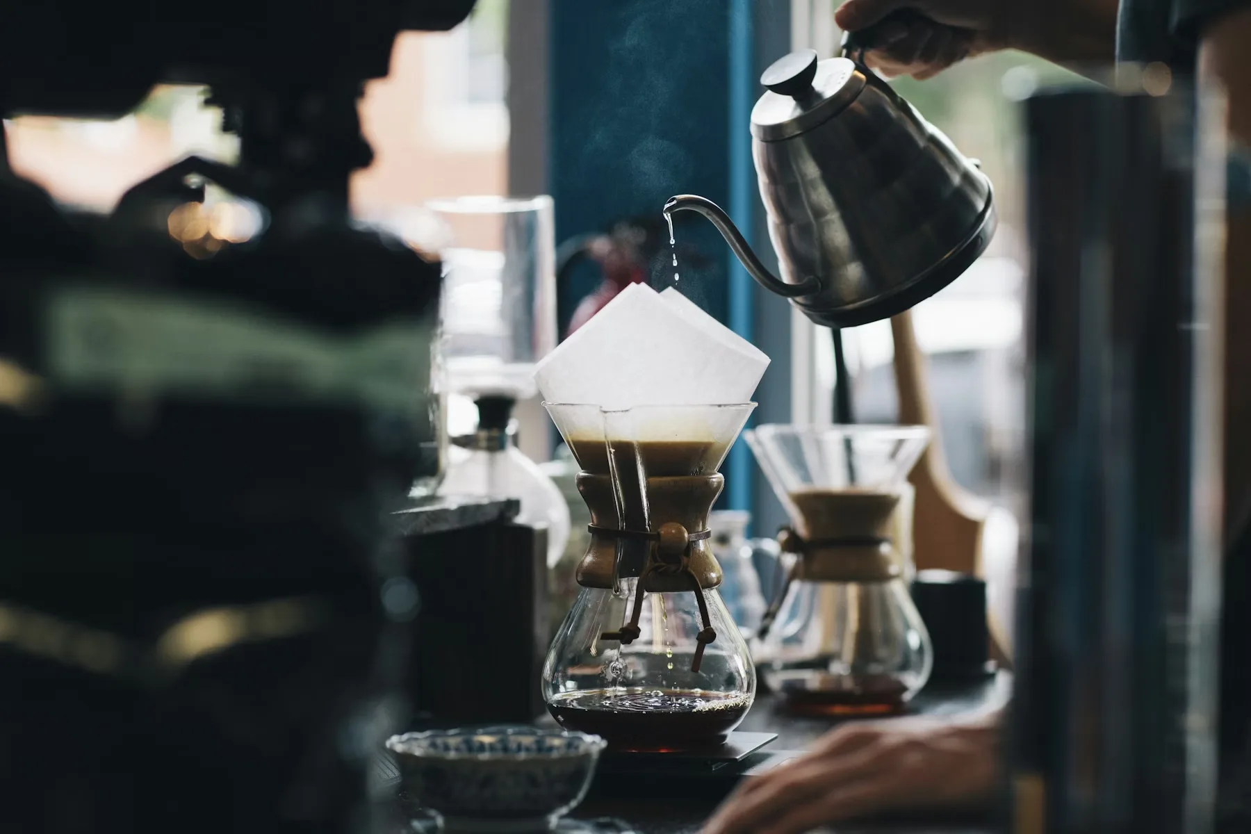 A quiet morning at Brew & Co Café